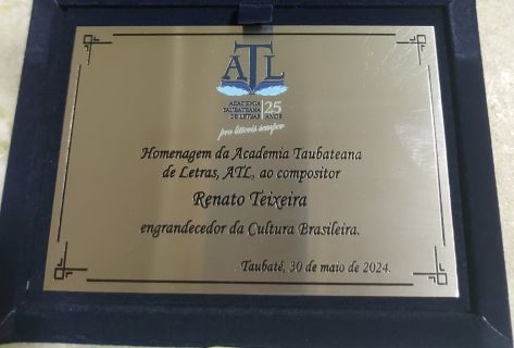 Placa - Renato Teixeira - 2024